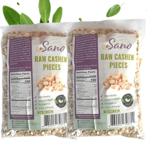Vista 10 de Sano Nueces de anacardos crudos a granel de 50 libras – Anacardos crudos sin sal de origen africano occidental – anacardos frescos y sin tostar