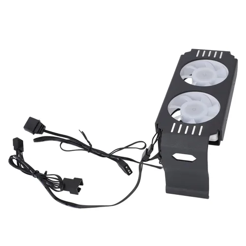 Vista 6 de RAM ARGB, ventilador de refrigeración de memoria RAM, memoria eficiente de disipación de calor, para DDR DDR2 DDR3 DDR4 DDR5 (negro)