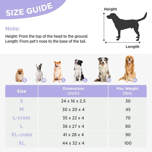 Vista 5 de LE SURE - Bonita almohada estética para mascotas, tamaño mediano, diseño jacquard grueso para mascotas, 30 x 20 pulgadas
