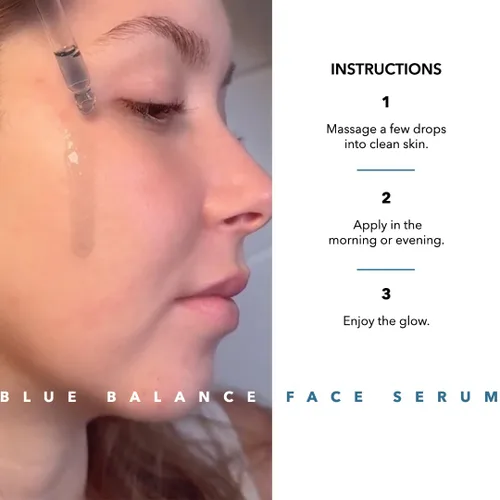 Vista 7 de Pretty Farm Girl Blue Balance - Suero facial calmante con tanaceto azul y manzanilla, fórmula hidratante ligera para enrojecimiento e irritación