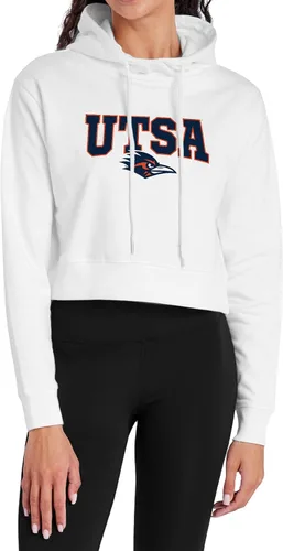 Vista 33 de Campus Lab Sudadera con capucha para mujer universitaria con licencia oficial de la colección Varsity White