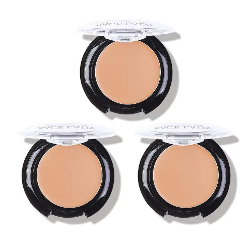 Vista 8 de Paquete de 3 correctores de cobertura completa, corrector corrector suave mate impermeable para manchas oscuras debajo de los ojos/manchas
