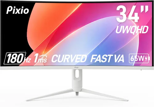 Vista 9 de Pixio PXC325 32 pulgadas 165Hz Frecuencia de actualización FHD 1080p Resolución 1500R Panel VA curvo 1ms MPRT Tiempo de respuesta Sincronización