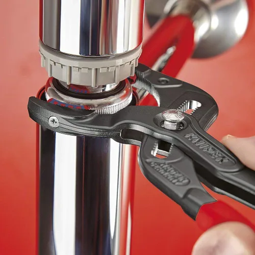 Vista 5 de KNIPEX Alicates de agarre de tuberías: mordazas de plástico reemplazables