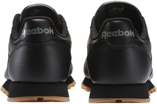 Vista 8 de Reebok, zapatilla informal clásica de piel, para hombre., negro