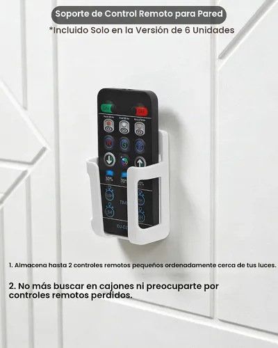 Vista 9 de TECOMLIGHT Luces de disco con control remoto, iluminación inalámbrica para debajo del gabinete, funciona con pilas, luces de empuje para cocina