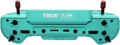 Vista 6 de FrSky Twin X-Lite Transmisor Dual 2.4G Sistema de radio (verde)
