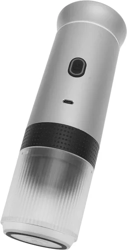 Vista 7 de Cafetera de viaje, cafetera portátil automática, mini cafetera portátil de cápsulas, mini máquina de café expreso con cuchara para automóvil