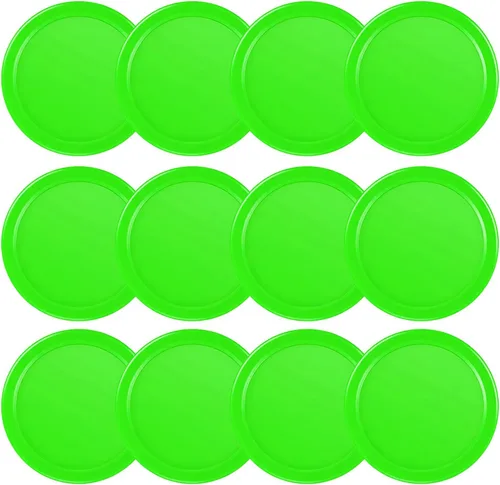 Vista 10 de Coopay 3 1/4 Inches Air Hockey Pucks 12 Pack Full Size Heavy Replacement Pucks for Game Tables Equipment Accessories