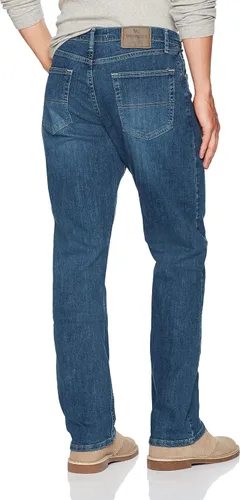 Vista 2 de Wrangler Authentics - Jeans clásicos de 5 bolsillos, ajuste relajado para hombre