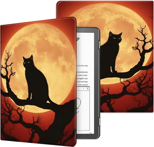 Vista 94 de Funda para Kindle básico de 6 pulgadas (11.ª generación), múltiples ángulos, piel sintética, delgada, con función de encendido y apagado automático