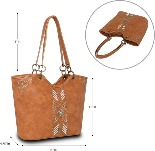 Vista 6 de Western - Bolso bandolera para mujer, con correa ajustable