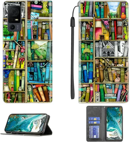Vista 23 de Aroepurt Funda para UMIDIGI G1 Plus compatible con UMIDIGI G1 Plus Funda para teléfono Funda de piel sintética con función atril magnética CPT15
