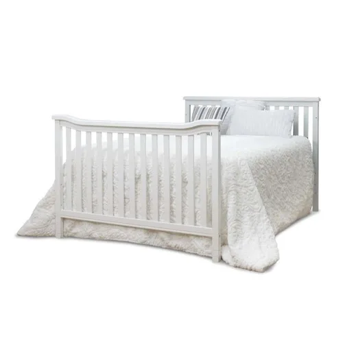 Vista 2 de Sorelle Furniture Rieles para niños pequeños y rieles de cama de tamaño completo, kit de conversión de riel de cama y cuna de madera Sorelle