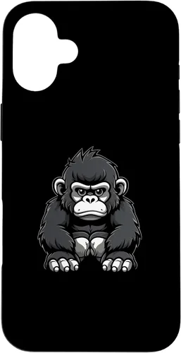Vista 22 de Funda para iPhone 16 Cute Monkey for Kids for a Kid