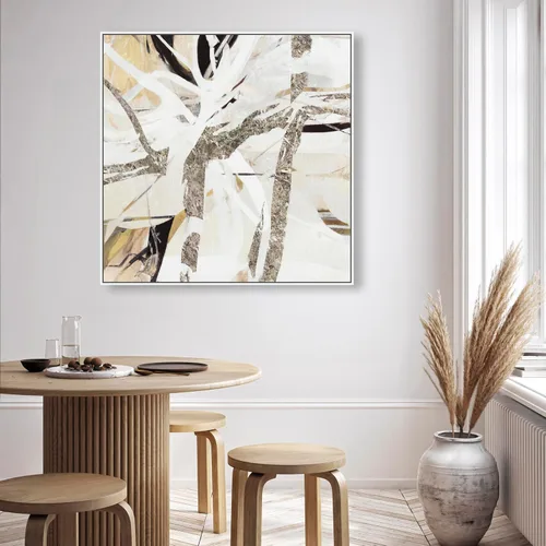 Vista 3 de The Oliver Gal Artist Co. Lienzo abstracto contemporáneo para pared, raíces de árbol, sala de estar, dormitorio y baño, decoración del hogar, 40 x