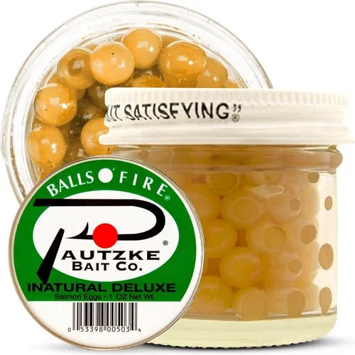 Vista 24 de Pautzke Balls O' Fire - Cebo para huevos de salmón 3-Etiqueta verde