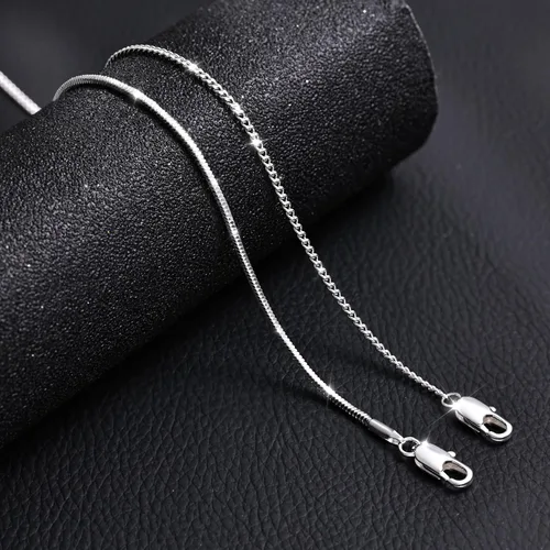 Vista 6 de Moodear Valentines Day Gifts for Him Stackable Bracelets for Men - Dainty Silver Cuban Link Stackable Snake Chain Stainless Steel Bracelets Trendy