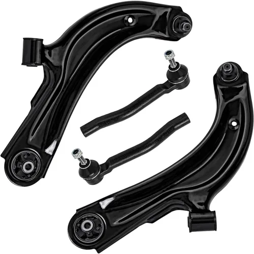 Vista 174 de Detroit Axle - 4 piezas de brazos de control traseros para Ford C-Max, Focus, Mazda 3 5, Volvo C30, C70, S40, V50, 4 brazos de control superiores e