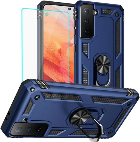 Vista 41 de Yiakeng Funda para Samsung Galaxy S8, Samsung S8, funda protectora de grado militar con anillo para Samsung Galaxy S8 (verde militar)