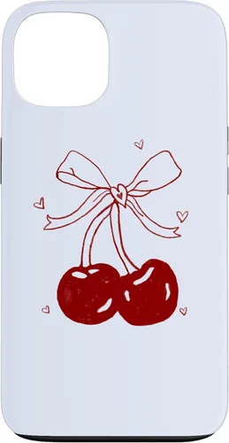 Vista 7 de Cherri Ties Baby Blue Cherry Bow Case for iPhone 17