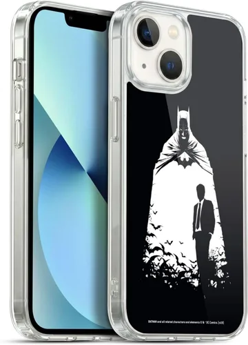 Vista 133 de Head Case Designs Officially Licensed Batman DC Comics Alter Ego Bats Duality Gel Case [Military Grade Protection] Compatible with Apple iPhone 7