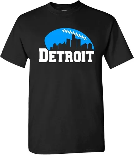 Vista 20 de Xtreme Apparrel City Skyline - Camiseta de hombre para los aficionados al fútbol americano Pittsburgh - Camisa negra