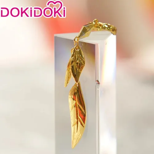 Vista 6 de KIRA KIRA Genshin Impact Tighnari - Diadema de piel peluda de orejas anchas de zorro accesorios de disfraz para decoración de fiestas (solo oreja)