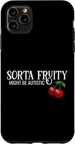 Vista 13 de Sorta Fruity Autistic Bisexual Queer Lesbian Autism Cherry Case for iPhone 16
