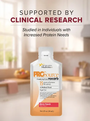 Vista 7 de Medtrition ProSource NoCarb Berry Punch - Paquete de 25-1 fl oz