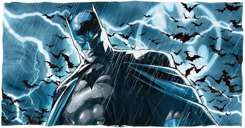 Vista 11 de LOGOVISION Batman Batman Dc - Toalla de playa con licencia oficial de 30 x 60 pulgadas