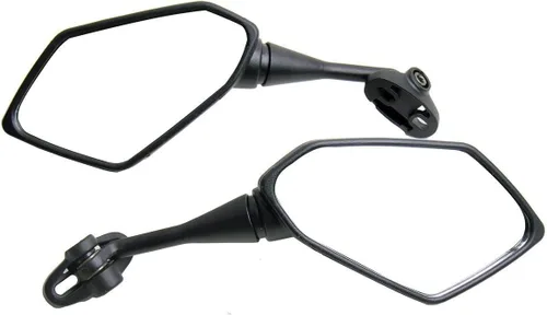 Vista 3 de 1 par de espejos compatibles con fibra de carbono para motocicleta Honda CBR600F2
