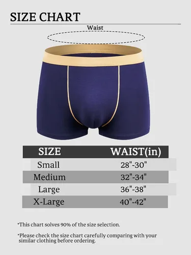 Vista 7 de DingLu Ropa interior para hombre, transpirable, suave, ropa interior cómoda de viscosa, paquete de 3