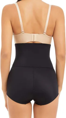 Vista 4 de PAUKEE Faja moldeadora de cuerpo para mujer, cintura alta, control de abdomen, compresión y levantador de glúteos, faja