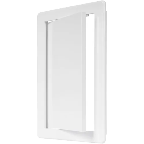 Vista 10 de Panel de acceso de plástico negro de 6" x 6". Panel de puerta de conducto de servicio. Panel de acceso de pared para fontanería, electricidad