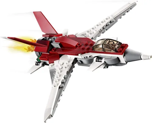 Vista 6 de LEGO Creator 3 en 1 Futuristic Flyer 31086 Kit de construcción (157 piezas)