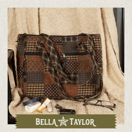 Vista 2 de Bella Taylor Bolso de hombro acolchado de algodón para uso diario