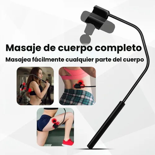 Vista 3 de HEYCHY Soporte para Pistola de Masaje para la Espalda, Compatible con la Mayoría de Pistolas de Masaje Súper Mini, para Áreas de Difícil Acceso