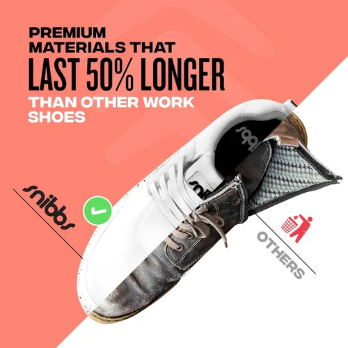 Vista 4 de Snibbs Zapatos de cocina de trabajo antideslizantes Spacecloud para hombre - Negro - Talla para hombre adulto