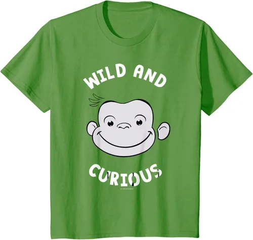 Vista 59 de Curious George Camiseta Big Face Wild and Curious Negro