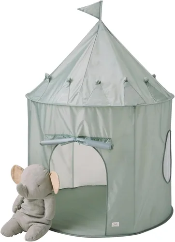 Vista 11 de 3 Sprouts Tienda de campaña para niños - Tela reciclada sostenible – Divertido y espacioso castillo inflable para juegos en interiores para niños