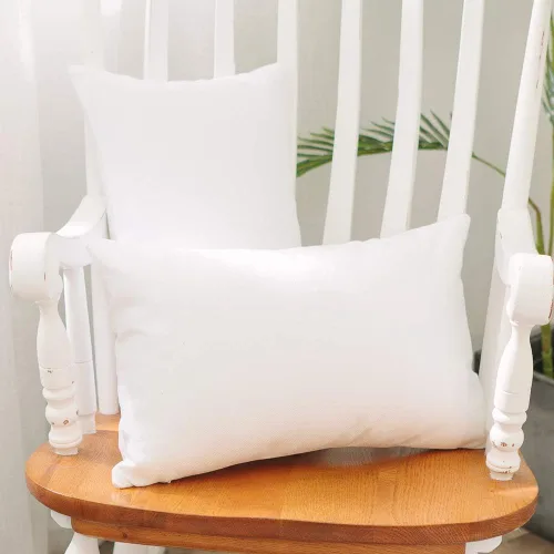 Vista 23 de Funda de almohada a rayas de lino sintético suave cuadrada decorativa con cremallera oculta para sofá, auto o dormitorio 12" x 12" Negro y blanco
