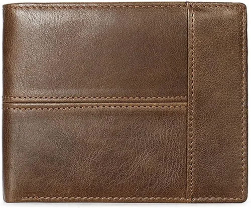 Vista 5 de CZDYUF Billetera para hombre con cremallera empalme bolsa de dinero con monedero cartera para hombres tarjeta foto titular