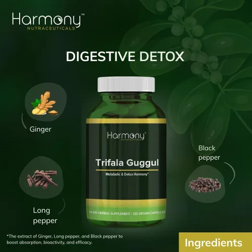 Vista 2 de Trifala Guggul - Armonía metabólica y desintoxicante