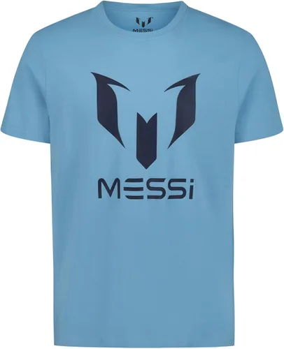 Vista 4 de Messi Men's Wingstar Logo Tee, Lifestyle Short Sleeve T-Shirt, Standard Fit with Graphic