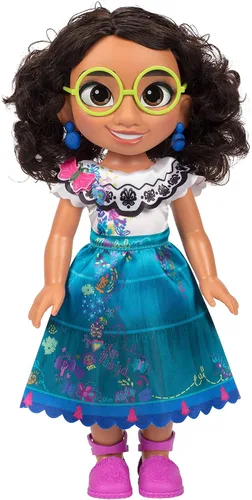 Vista 2 de Disney Encanto Mirabel Doll - Muñeca articulada de moda de 14 pulgadas con gafas y zapatos