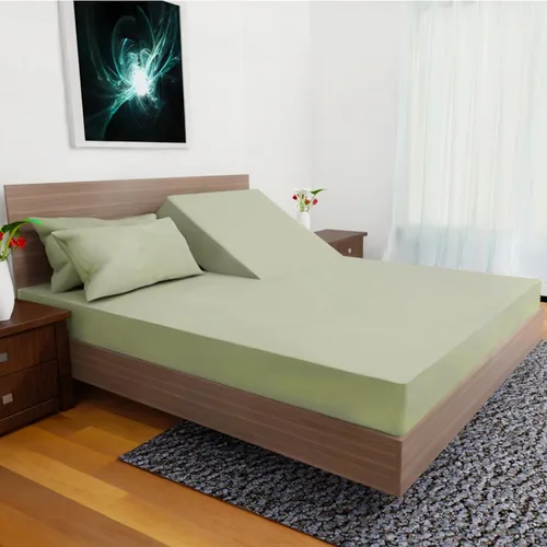 Vista 28 de Ropa de cama tamaño Twin - Juego de 3 piezas - Bolsillos profundos - Sábanas refrescantes - Suaves y cómodas para uso en todas las estaciones Aqua