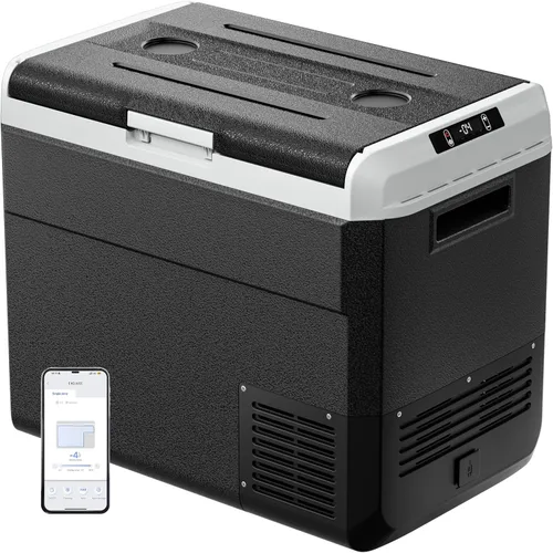 Vista 11 de EKOJUCE Refrigerador de 12 voltios, enfriador eléctrico de 43 cuartos, refrigerador para automóvil 12V/24V DC 100~240V AC, congelador portátil