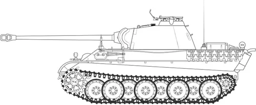 Vista 4 de Airfix Panther Ausf.G 1:35 WII - Kit de modelo de tanque militar de plástico A1352, multicolor, escala 1: 35