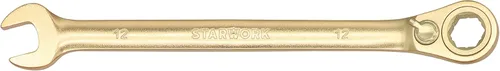 Vista 8 de STARWORK Llave combinada de trinquete reversible GPlating™ (0.354 in)